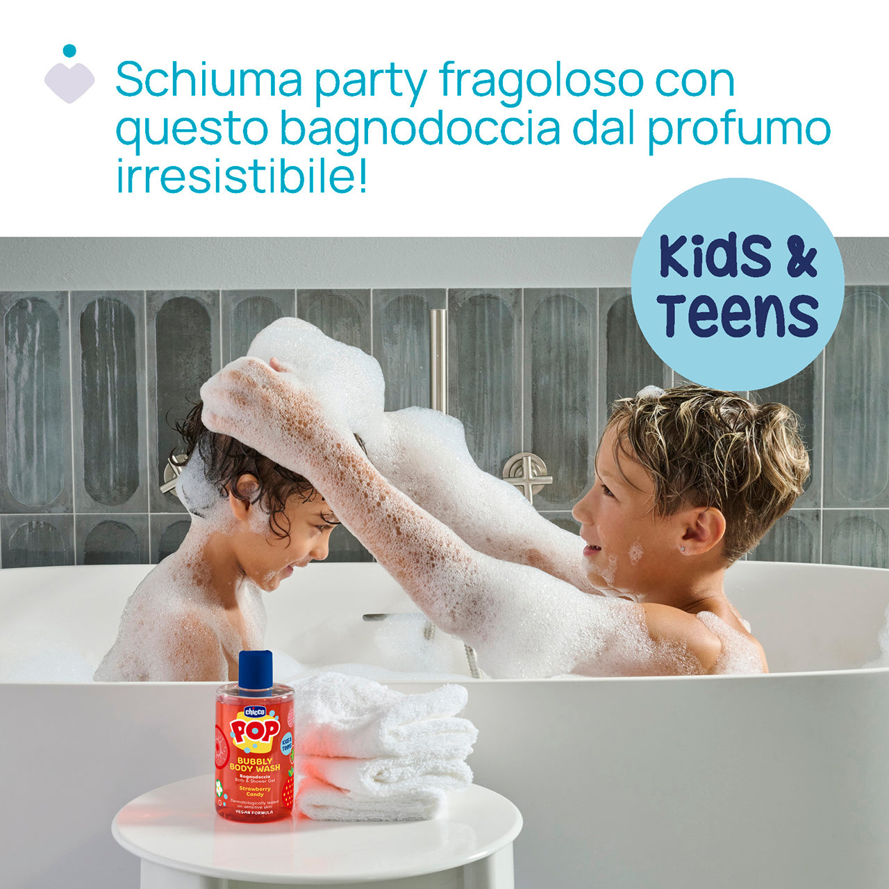 CHICCO BUBBLY BAGNODOCCIA FRAGOLA 300 ML
