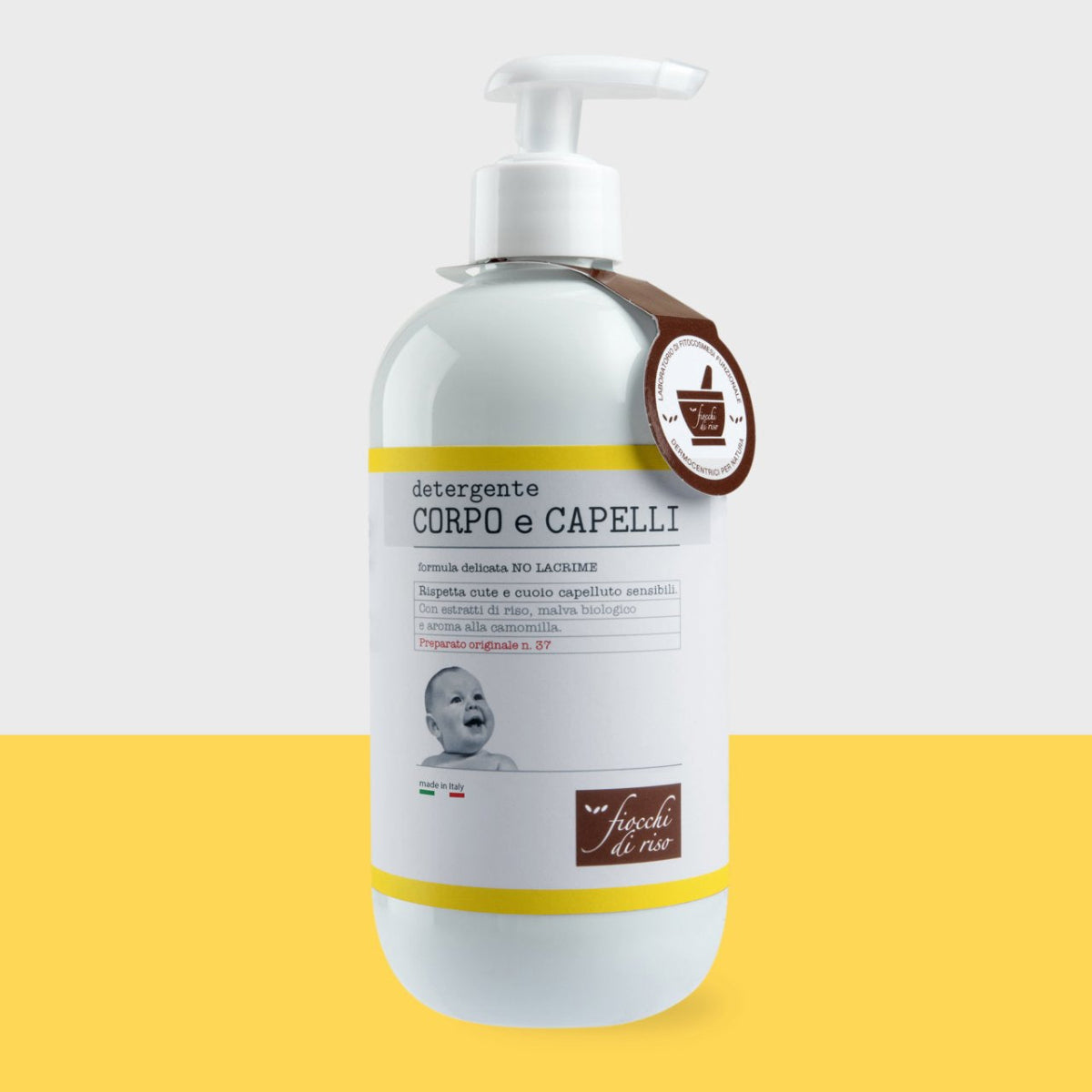 FIOCCHI DI RISO Deterg. CORPO e CAPELLI 400ml-CAMOMILLA