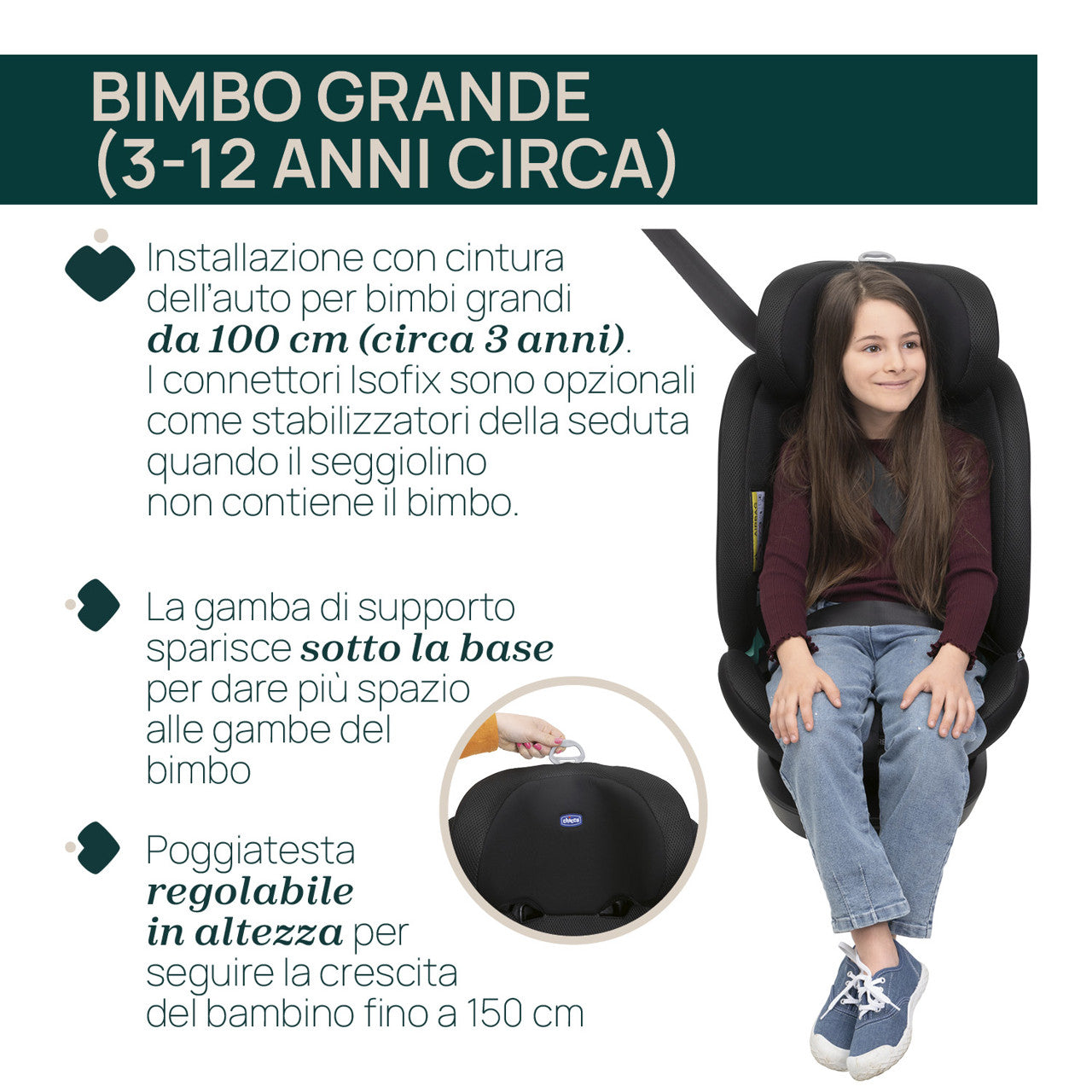 CHICCO SEGGIOLINO EVERONE I-SIZE BLACK