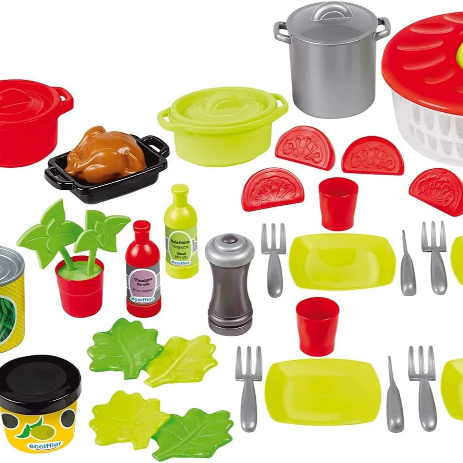 100% Chef Set Cucina con lava insalata e 43 accessori