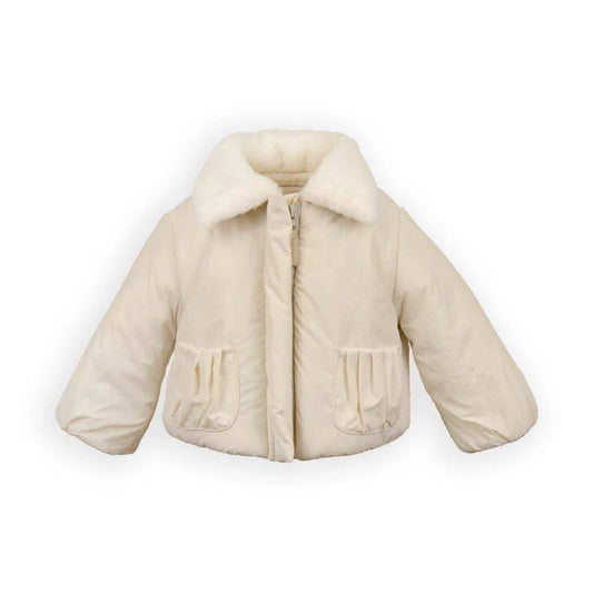 Jacket Girl with CollarWarm White6M1088