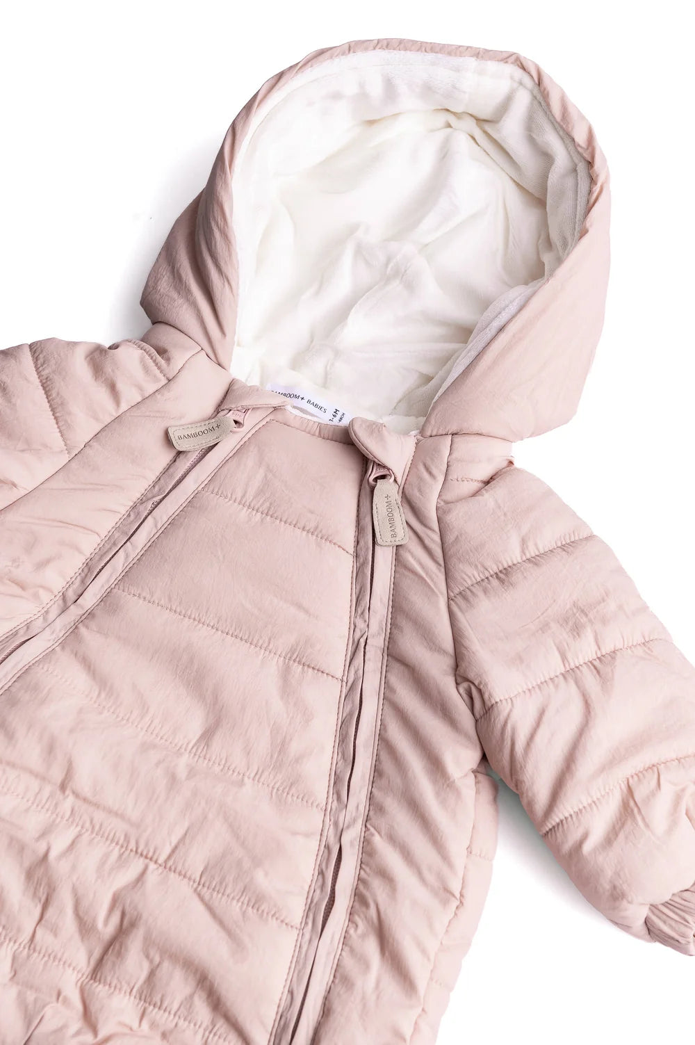 Bamboom Tuta da Neve Winter Blush con Cappuccio – 12–18 Mesi