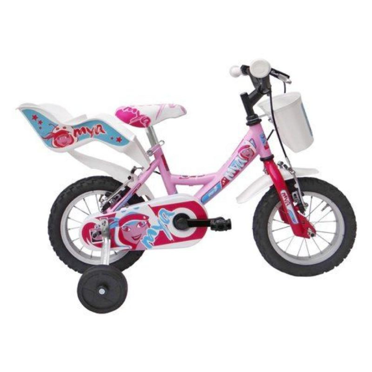 MANDLLI BICI 12 BIMBA MYA ACC.Rosa/Ciclamino Unica