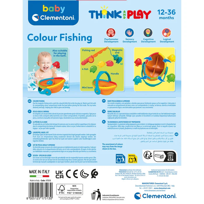 CLEMENTONI 17513 BASIC PFF RAINBOW FISHING NEW