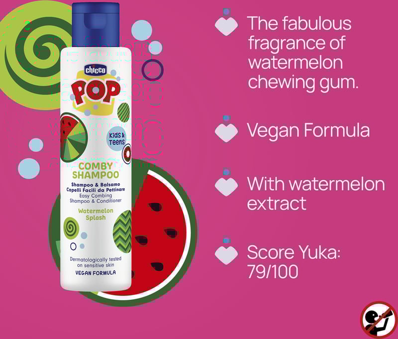 CHICCO COMBY SHAMPOO E BALSAMO ANGURIA 250ML
