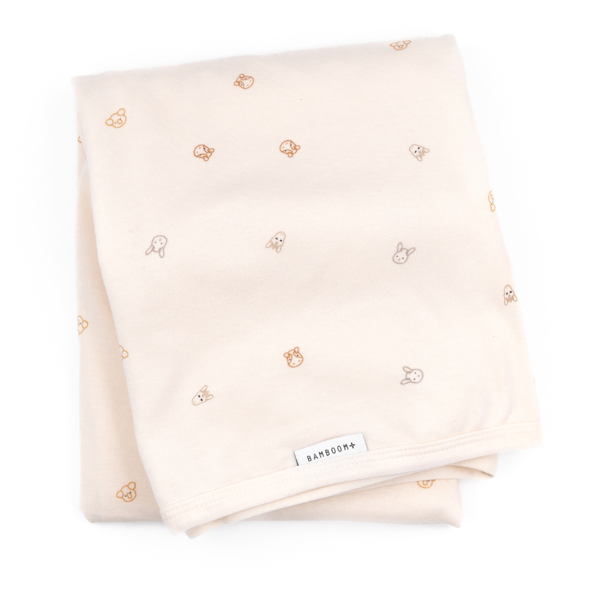 Bamboom - Coperta clinica neonato 75x100 - pure line animal friends (lista n Samanta)