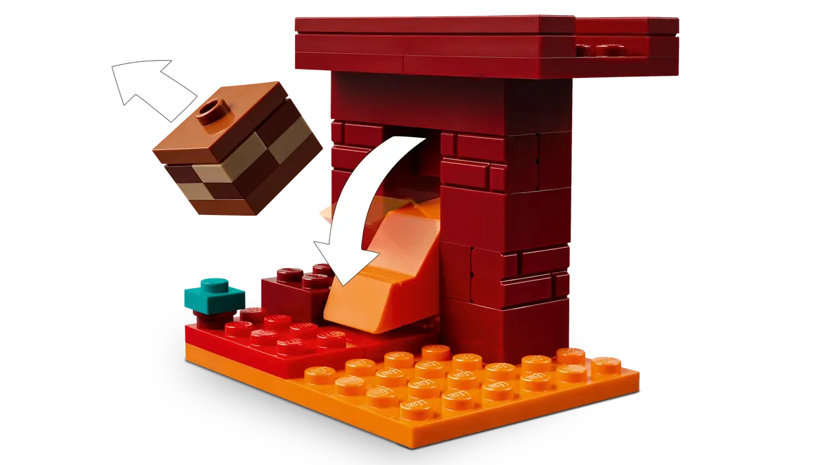 lego 21266 Minecraft Battaglia sul ponte del Nether