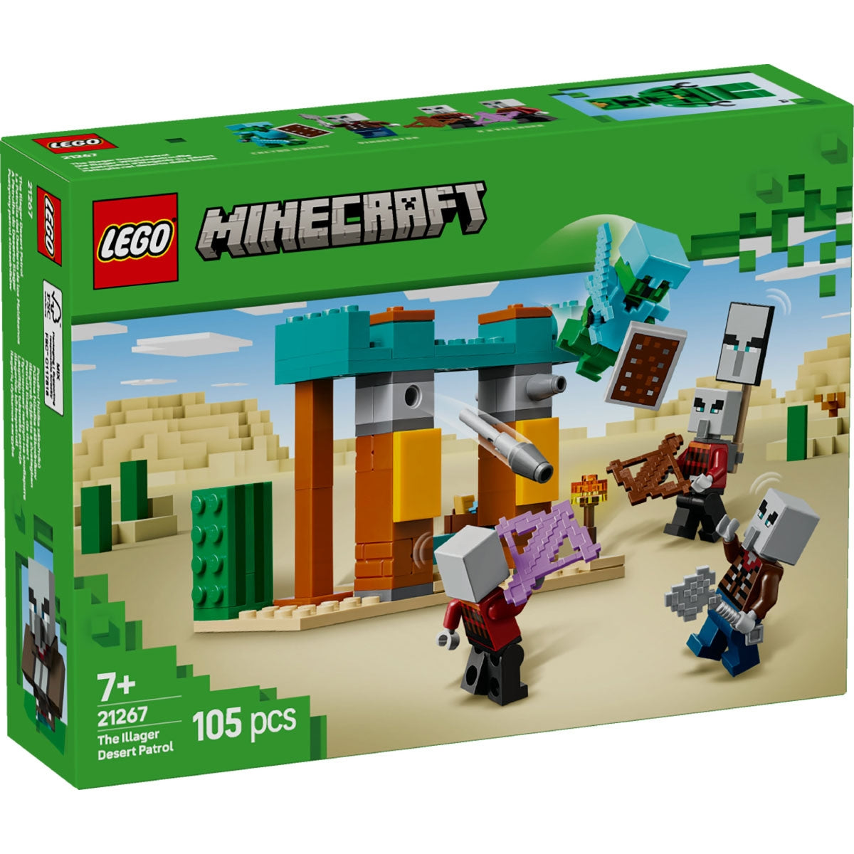 lego 21267 Minecraft Pattuglia nel deserto della bestia