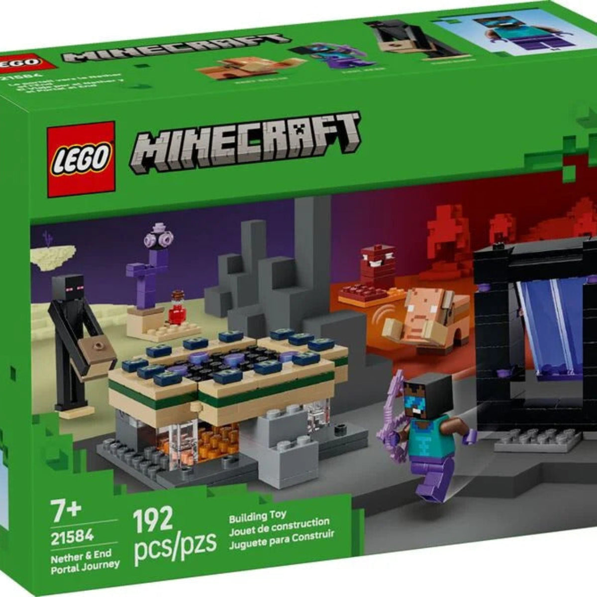 LEGO 21584 Viaggio nel Portale del Nether e dell_End