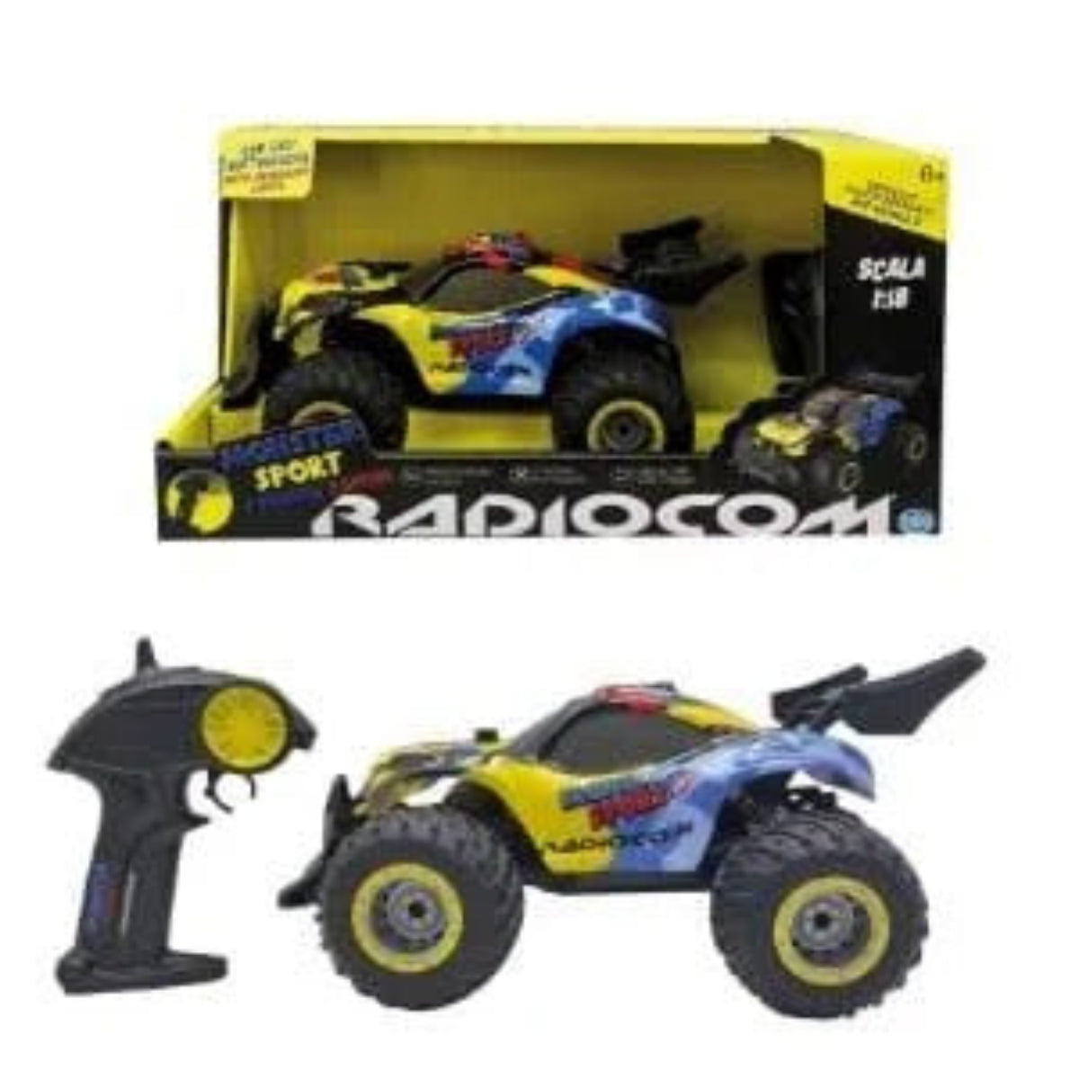 RADIOCOM - MONSTER SPORT SPEED AUTO RC SCALA 1:18 39023