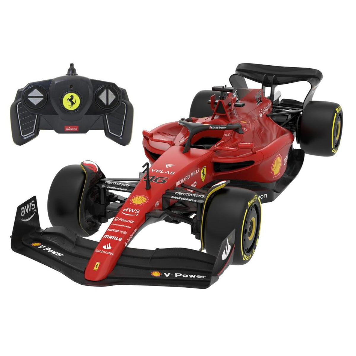 Ferrari F1-75 RADIOCOM. 1:18 rosso 2,4GHz 402110