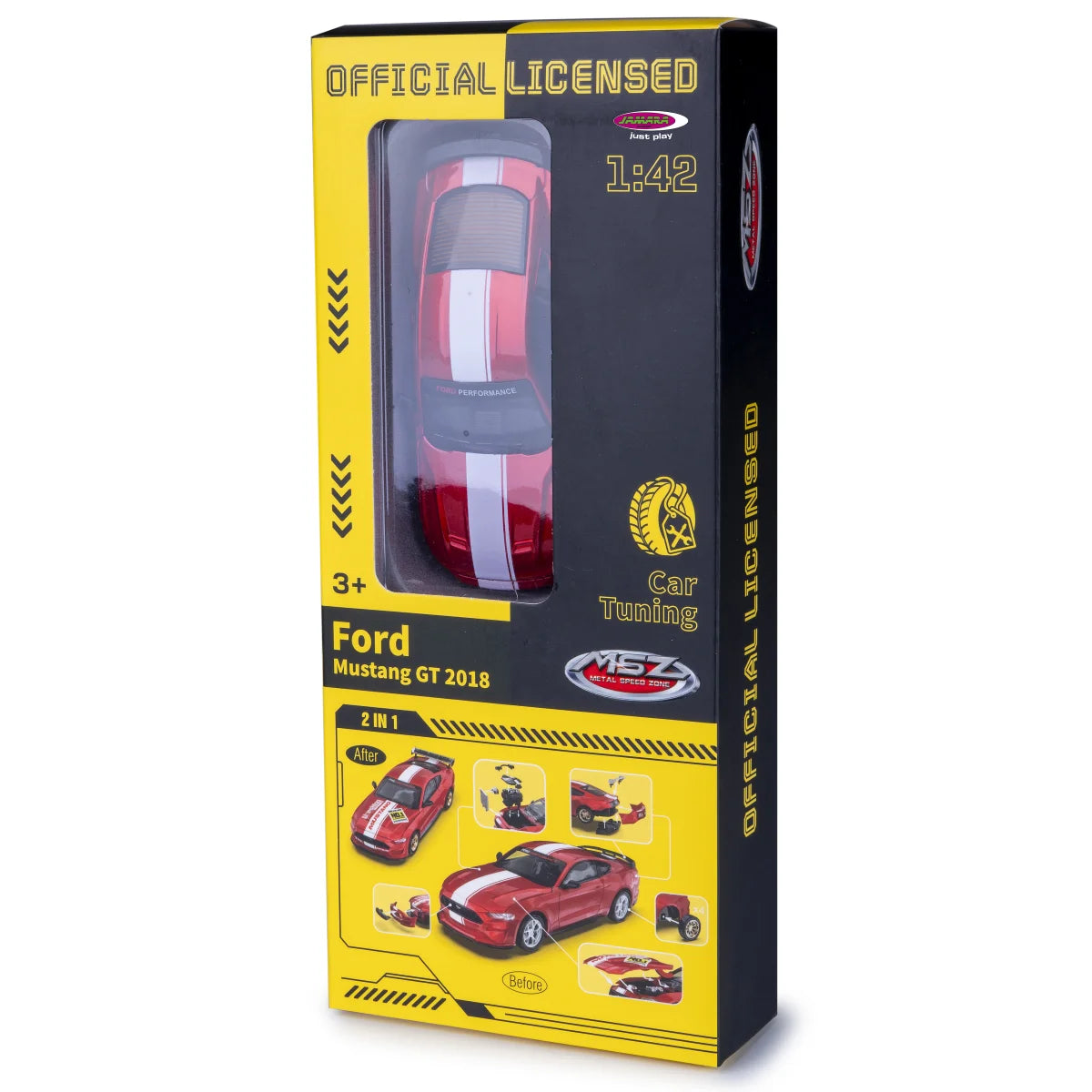 Ford Mustang GT Diecast 1:42 ross 2in1