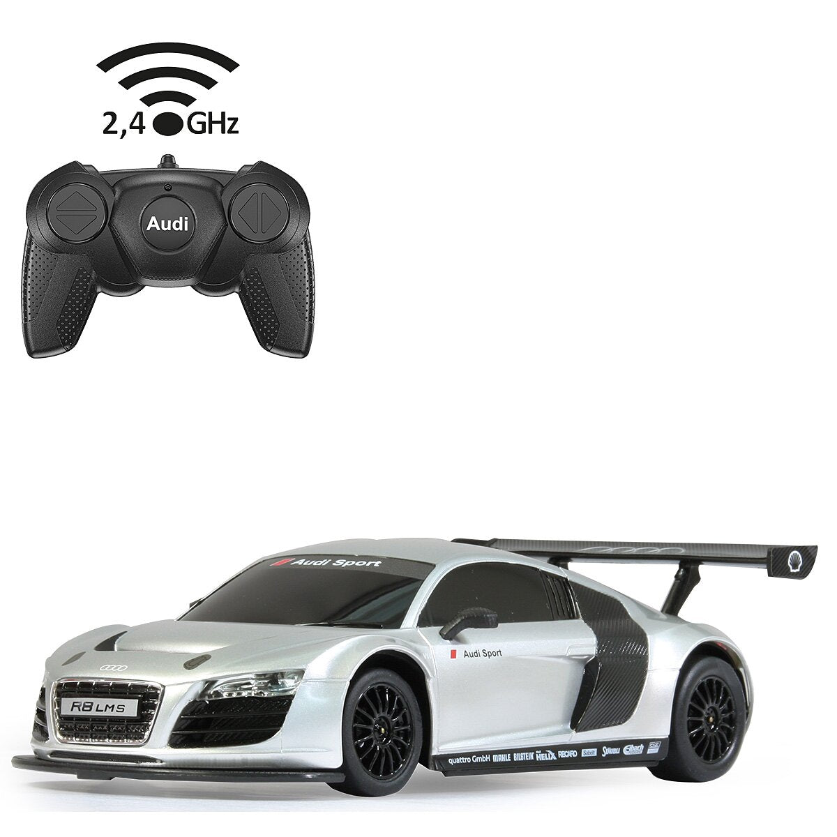 Audi R8 LMS 1:24 silber 2,4Ghz 404435 RDC