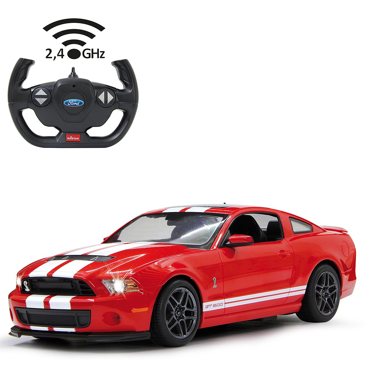 Ford Shelby RDC 404541 GT500 1:14 rosso 2,4GHz