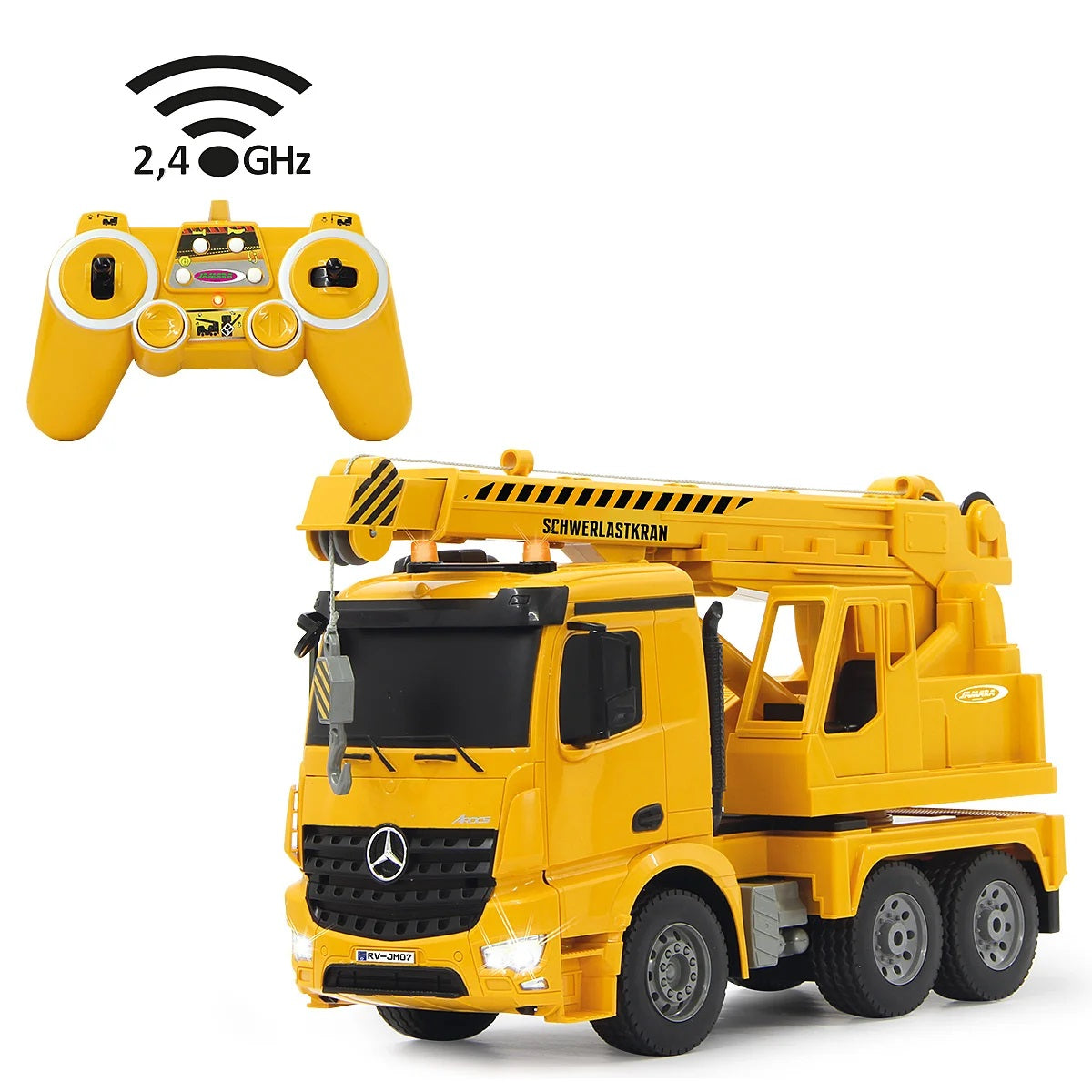 JAMARA 404950 Gru pesante Mercedes-Benz Arocs 1:20 2,4GHz