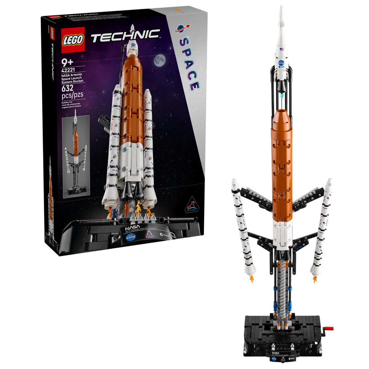 LEGO 42221 Sistema di lancio spaziale razzo NASA Artemis