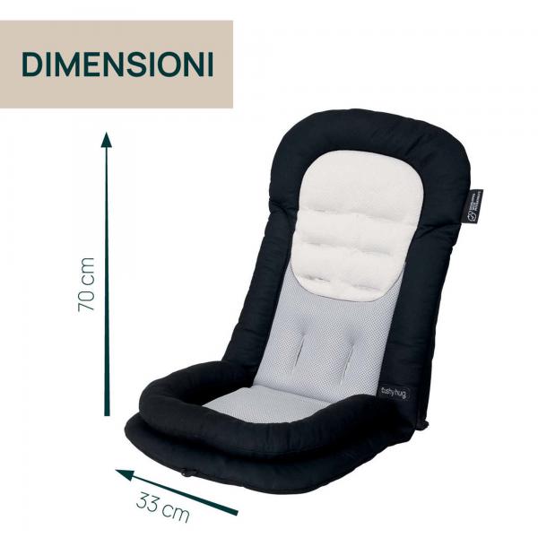 CHICCO RIDUTTORE PASSEGGINO HUG GOODY STROLLER BLACK