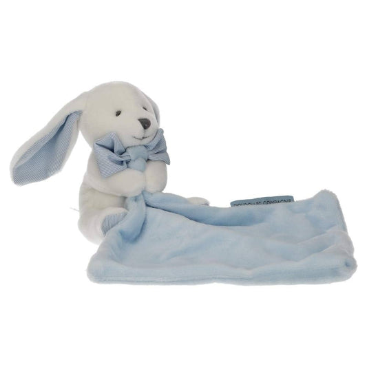 Coniglio scatola a fiore - blu/rosa