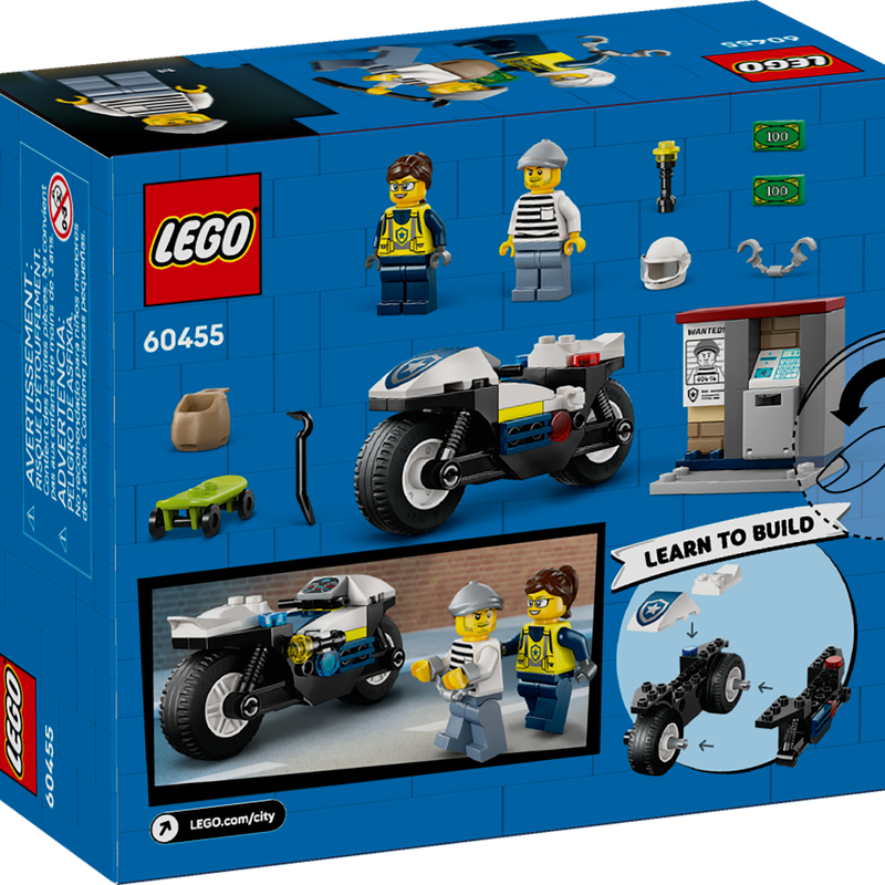 LEGO 60455 Inseguimento della moto della Polizia