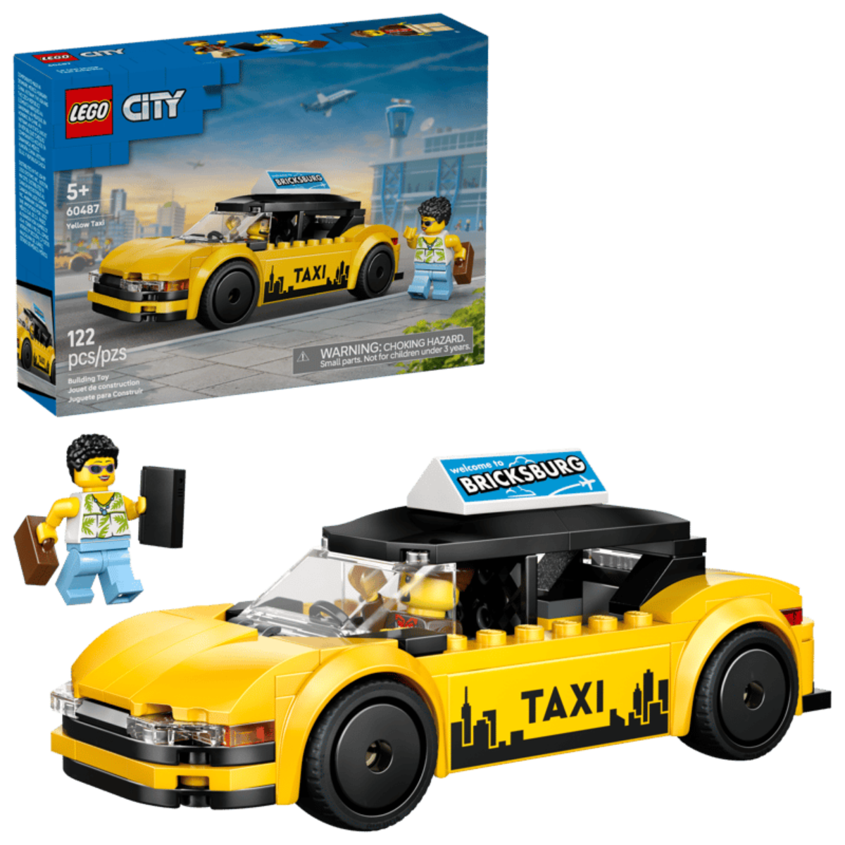 LEGO 60487 Taxi giallo