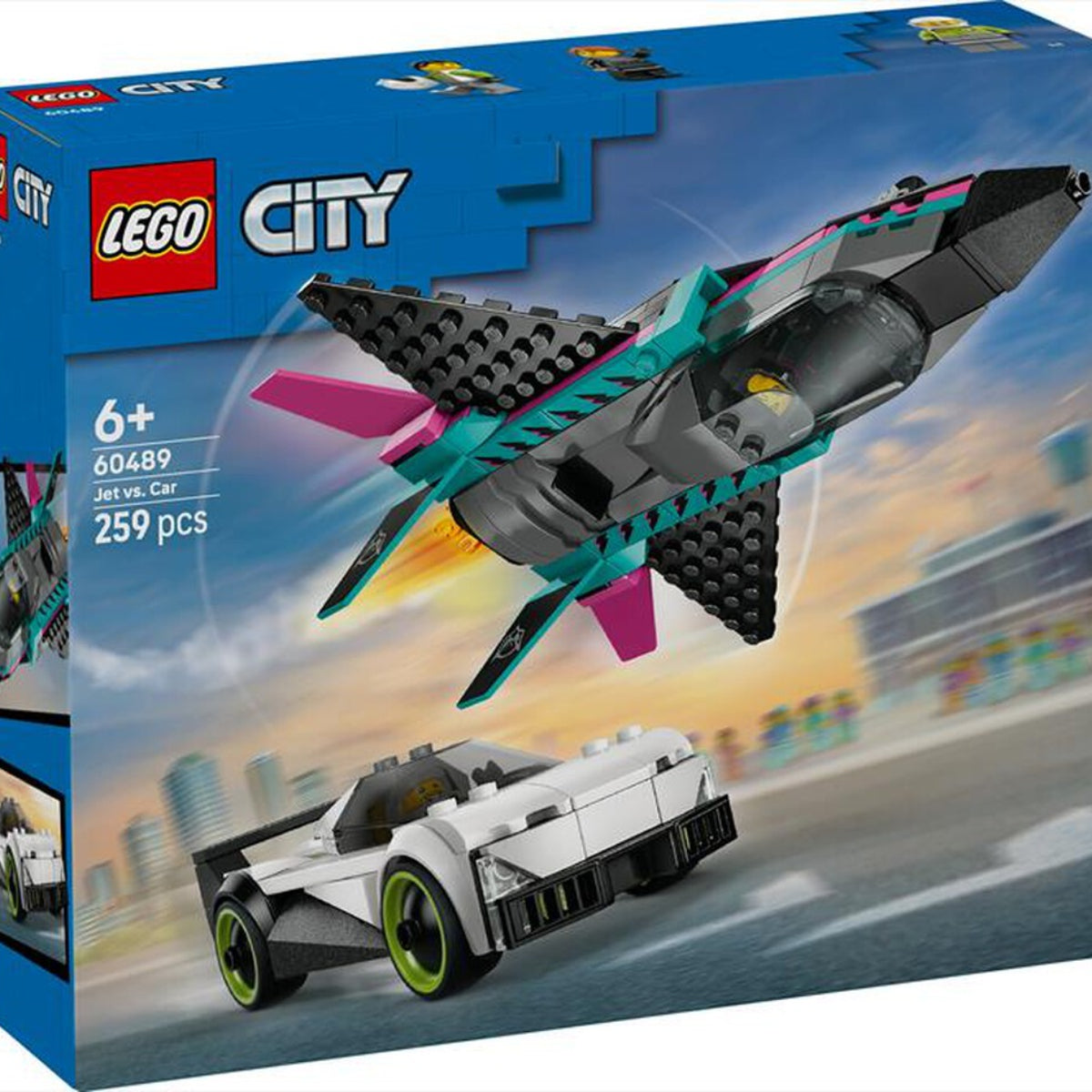LEGO 60489 Jet contro Auto sportiva