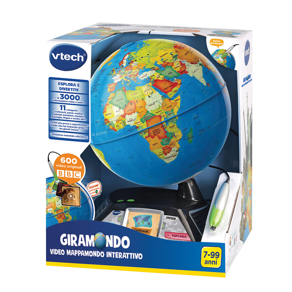 V TECH Giramondo Video mappamondo