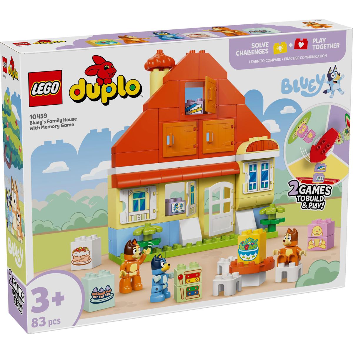 DUPLO 10459 Casa della Famiglia di Bluey con gioco di memoria