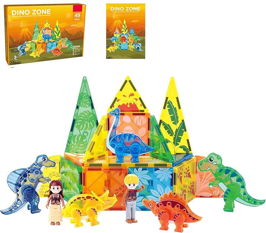 MAGNETIC TILES DISNOSAURI 49PZ