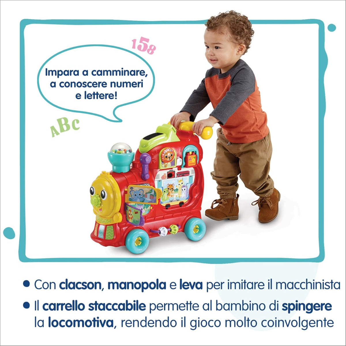 V TECH Edo, maxi treno cavalcabile