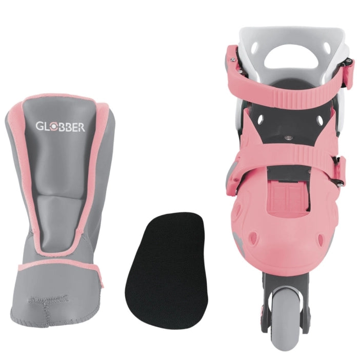 Globber - Learning Inline Skates 2 in 1 (26-29) - Pastel Pink