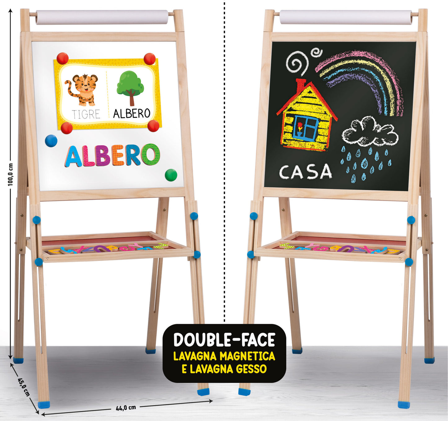 MONTESSORI LAVAGNONA LEGNO CRESCE CON TE