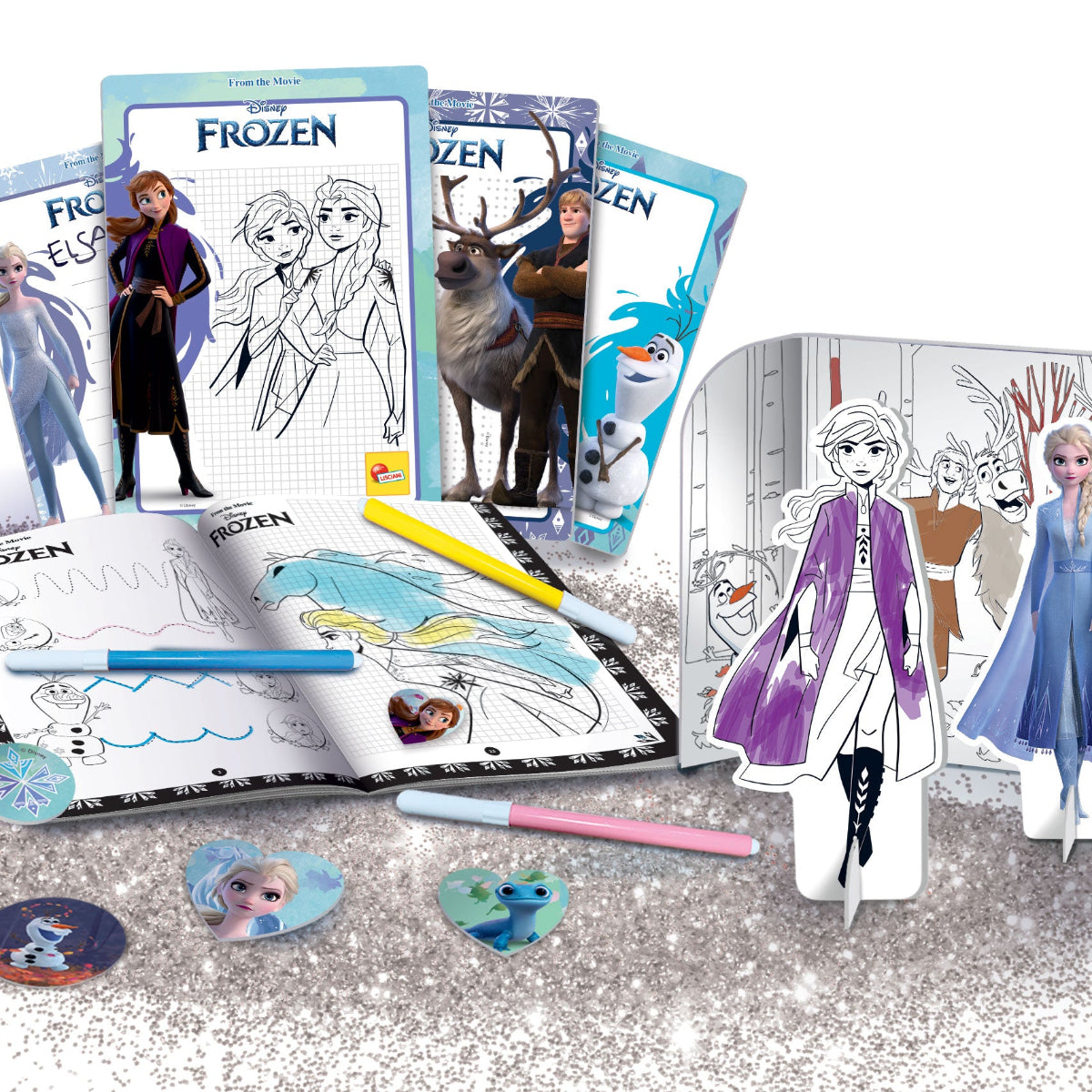FROZEN ZAINETTO COLORING AND DRAWING SCHOOL