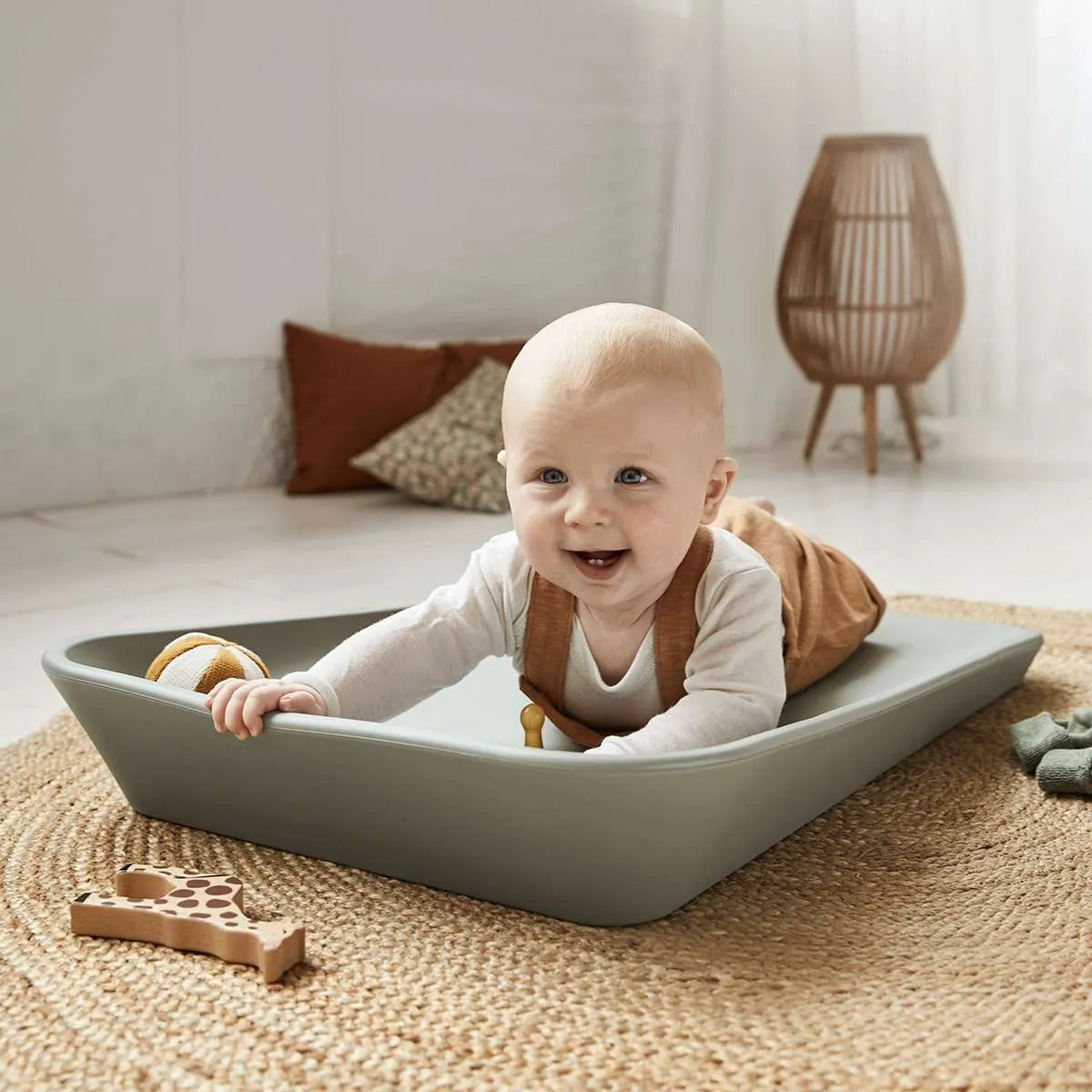 Leander Matty Fasciatoio Morbido Impermeabile Sage Green