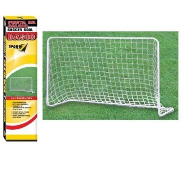 PORTA CALCIO BASIC IN METALLO cm 180x60x120h
