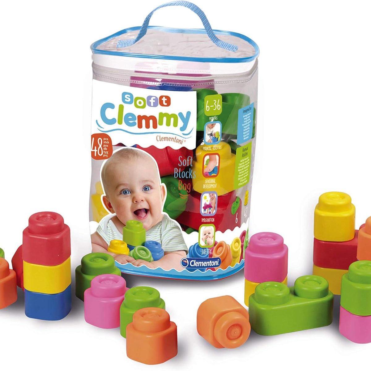 CLEMENTONI Sacca 40 Mattoncini