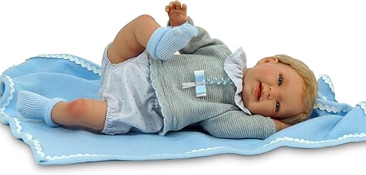 NINES REBORN AZZURRO SCATOLA *40CM*