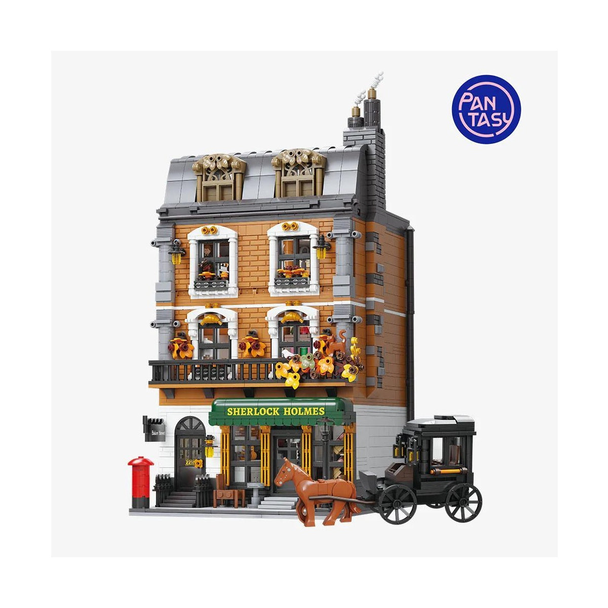 PANTASY set di mattoncini pan85014 Sherlock Holmes : Baker Street