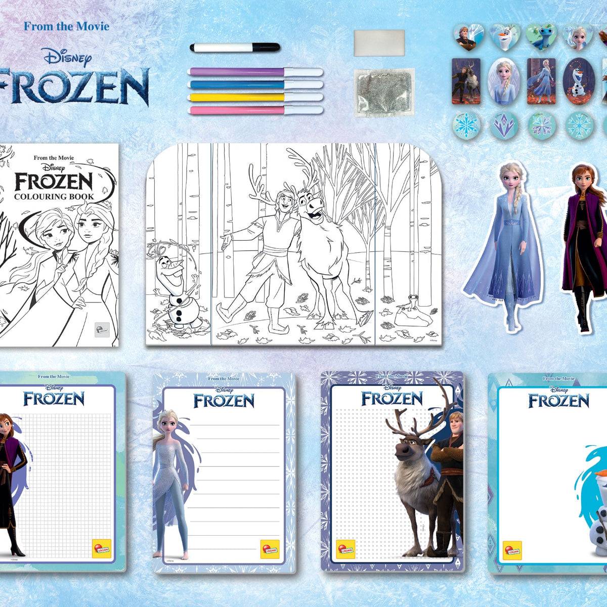 FROZEN ZAINETTO COLORING AND DRAWING SCHOOL
