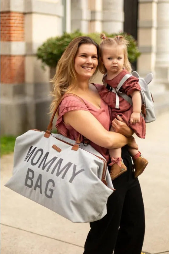 MOMMY BAG TELA GRIGIO
