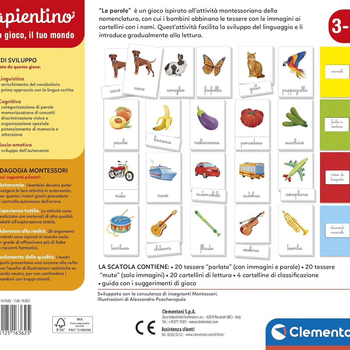 MONTESSORI - LE PAROLE