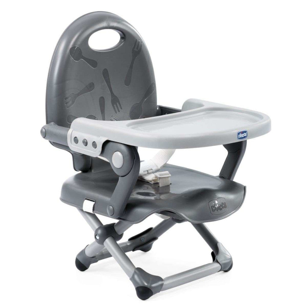 CHICCO ALZA SEDIA POCKET SNACK-DARK GREY