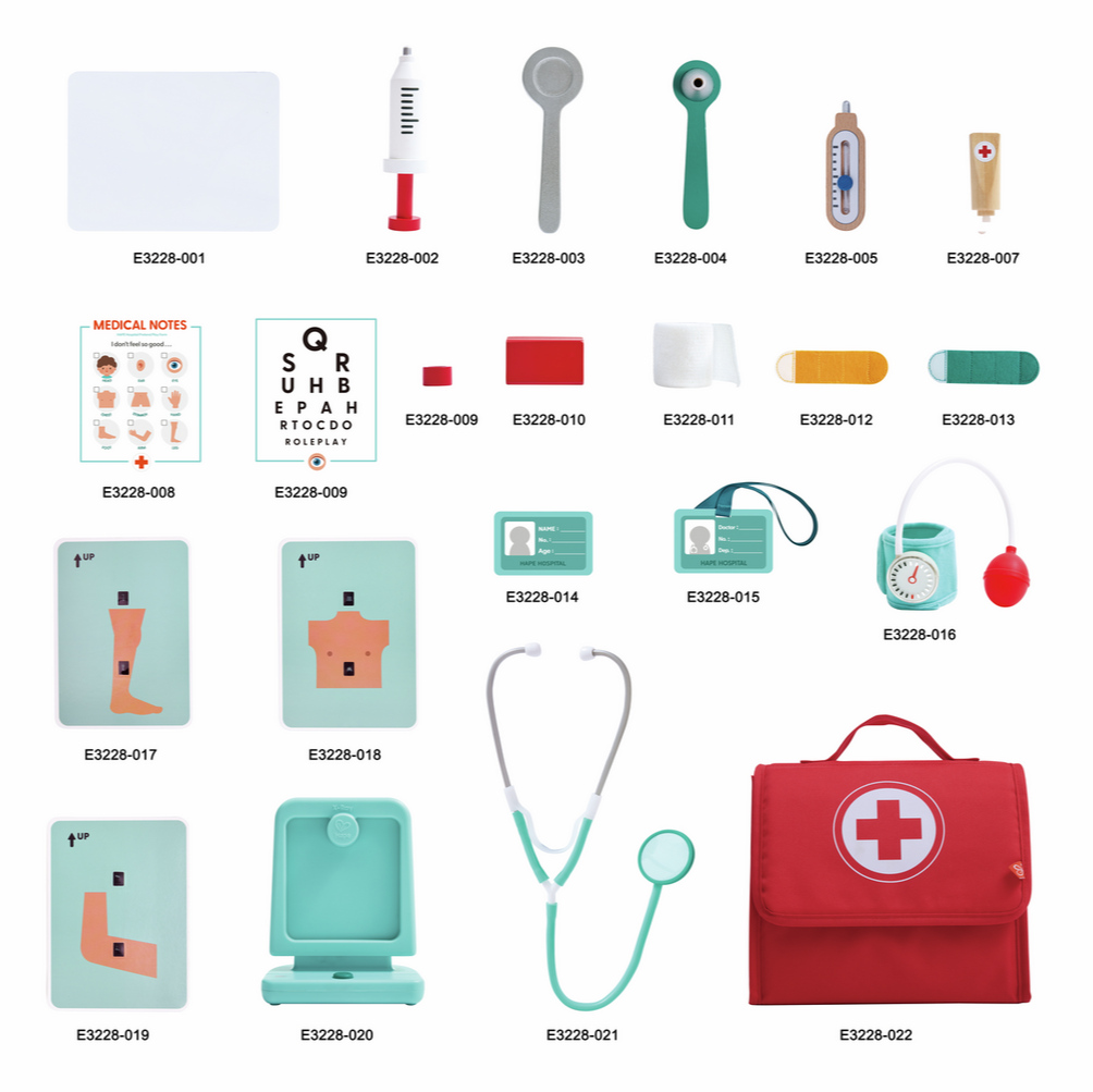 HAPE E3228 Set medico per piccoli dottori