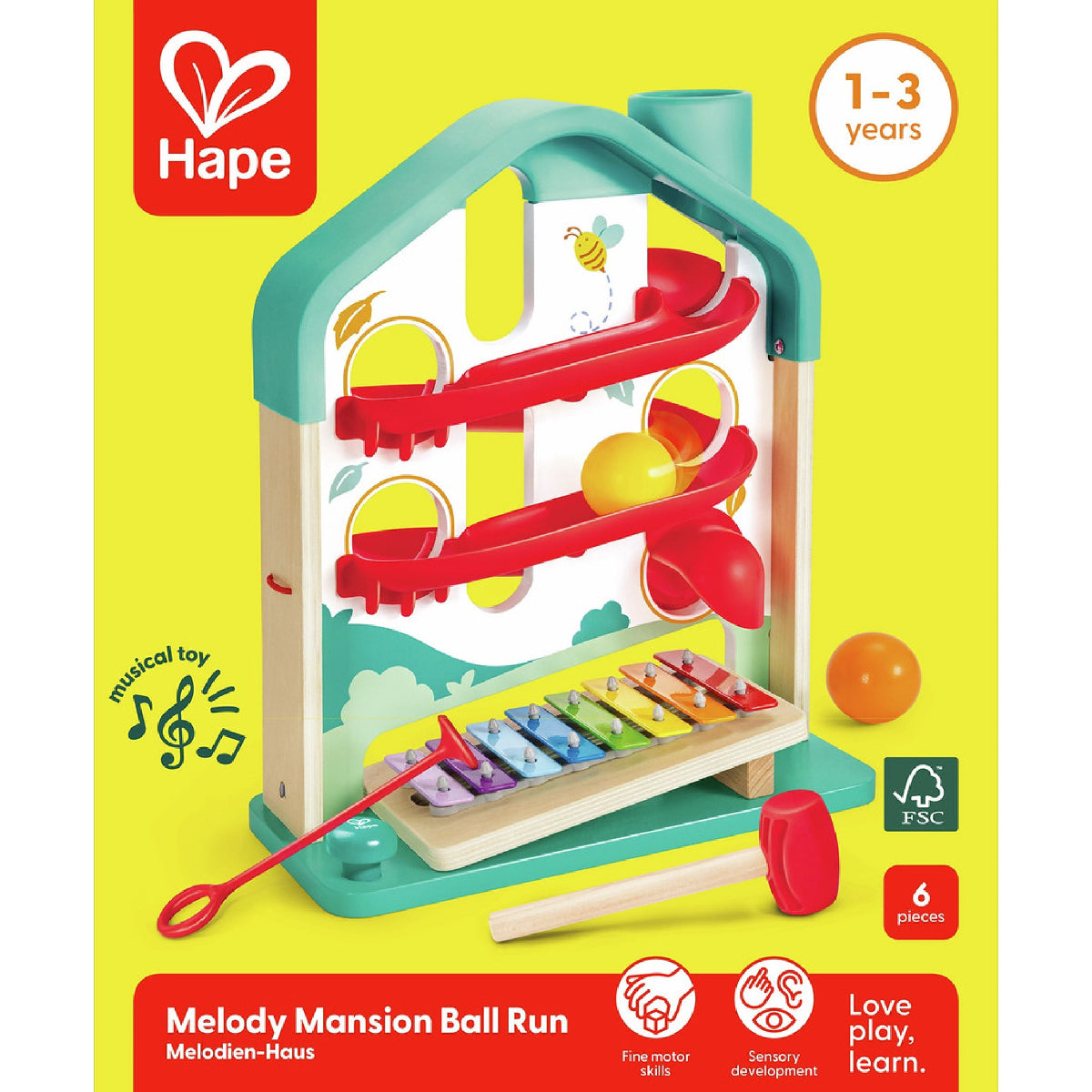 Hape Pista in discesa e xilofono