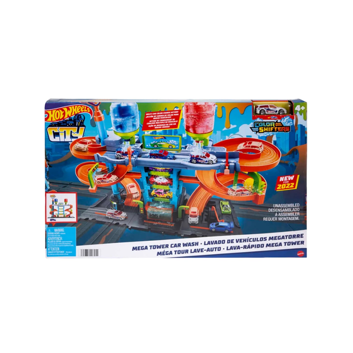 HOTWHEELS CITY MEGA TOWER CAR WASH HDP05
