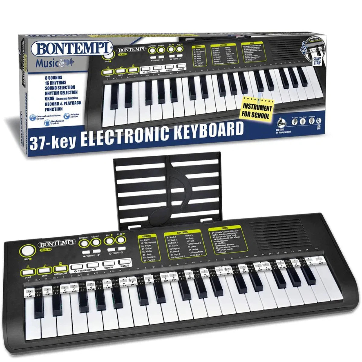 BONTEMPI Tastiera elettronica a 37 tasti