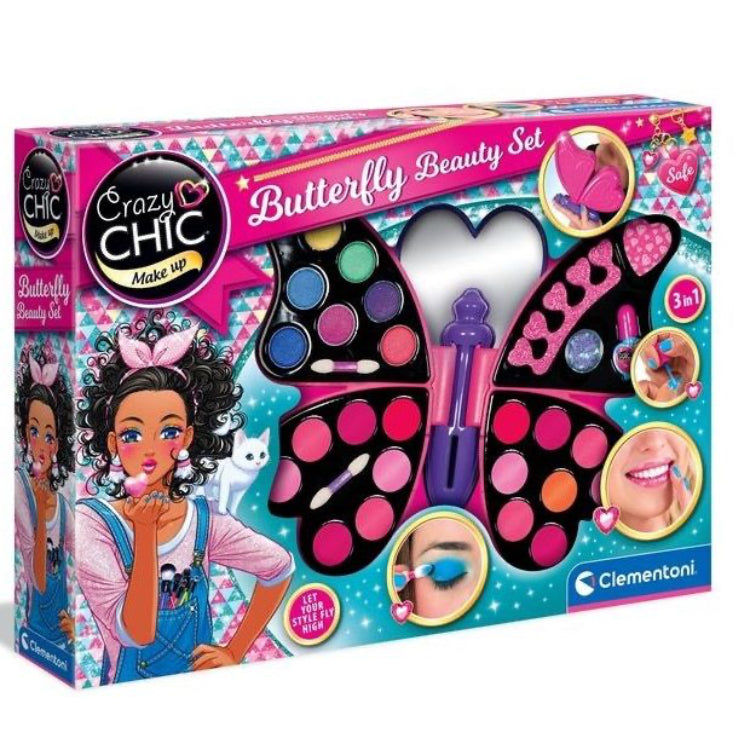 CLEMENTONI CRAZY CHIC - BUTTERFLY BEAUTY SET