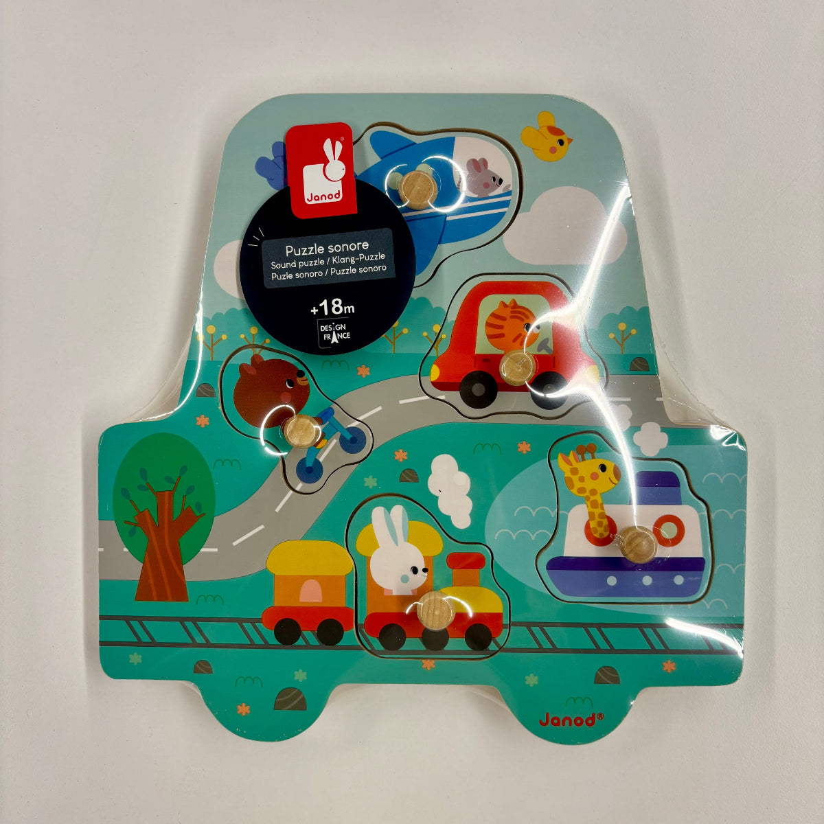 JANOD - PUZZLE MUSICALE - PICCOLI BOLIDI (lista)