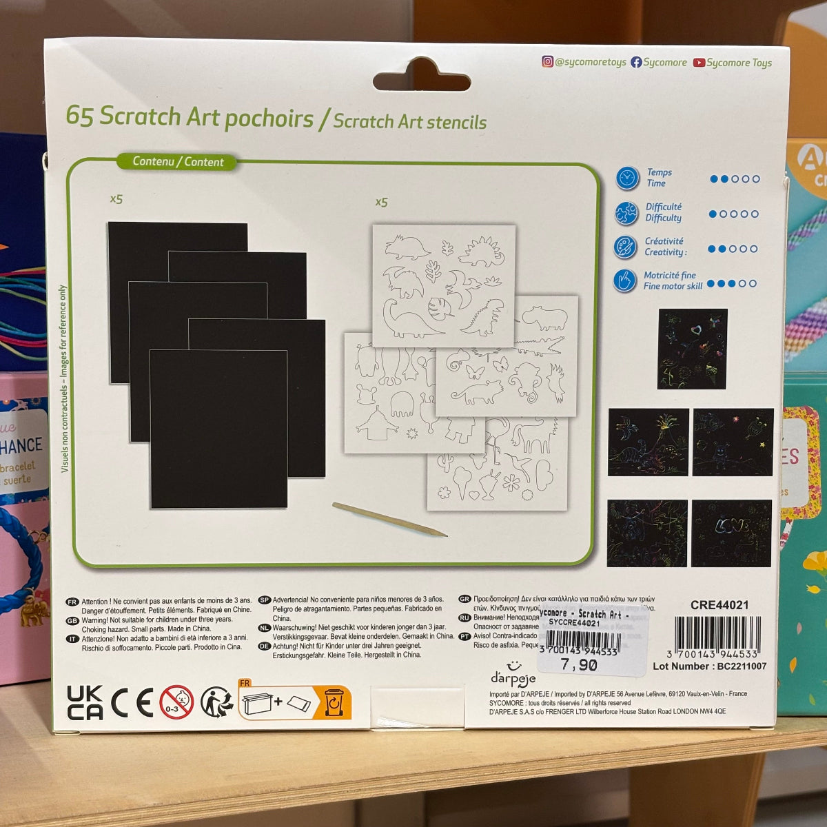 Sycomore - Scratch Art - Stampini