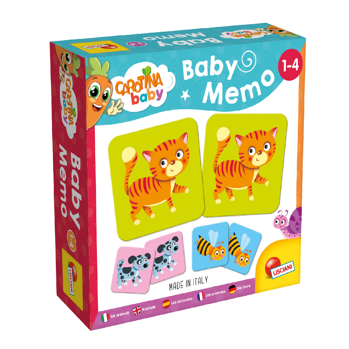 CAROTINA BABY MEMO ANIMALI