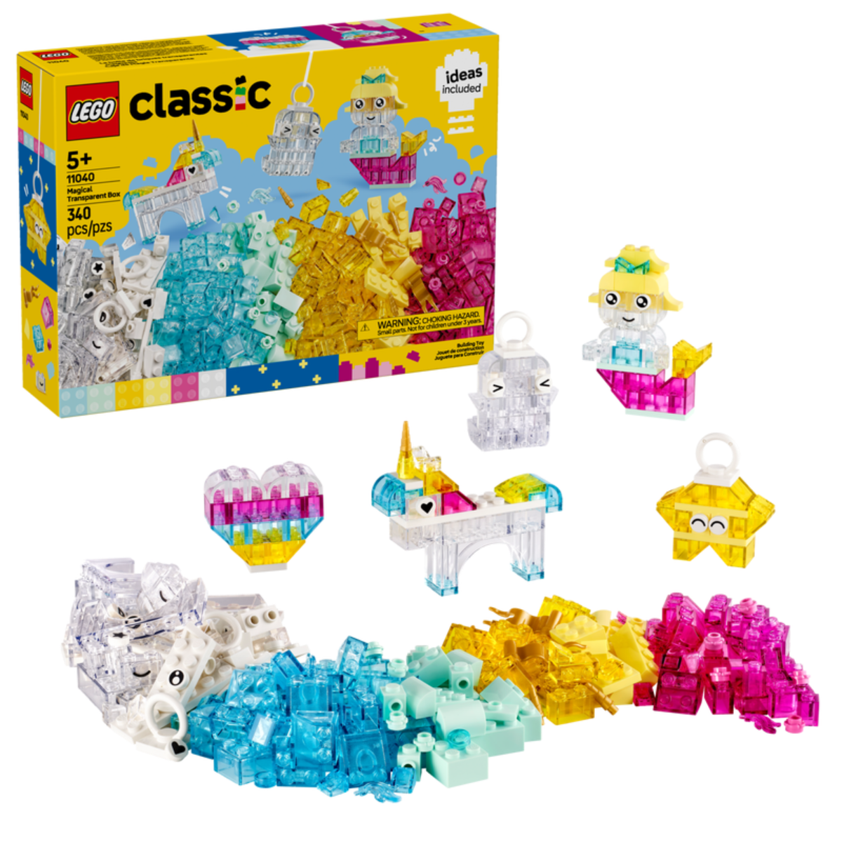 LEGO 11040 Classic Scatola magica trasparente